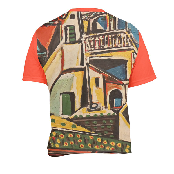 Mediterranean Landscape by Pablo Picasso Men's Crew Neck T Shirt Medium - Back