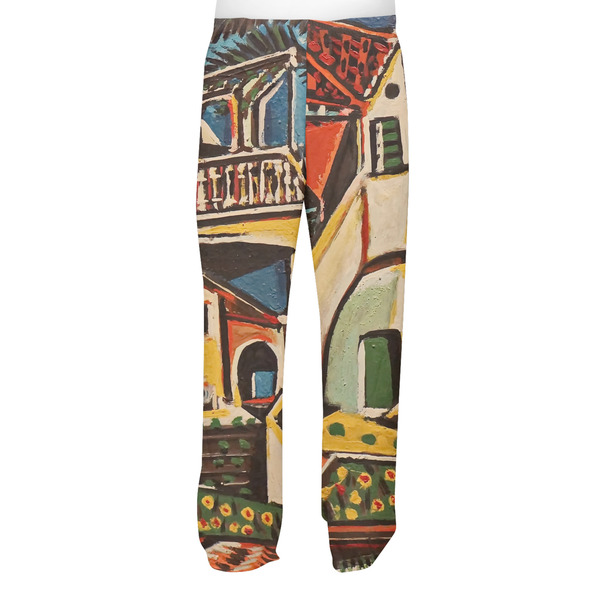 Mediterranean Landscape by Pablo Picasso Men's Pjs Back - on model