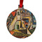 Mediterranean Landscape by Pablo Picasso Metal Ball Ornament - Front