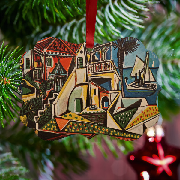 Mediterranean Landscape by Pablo Picasso Metal Benilux Ornament - Lifestyle