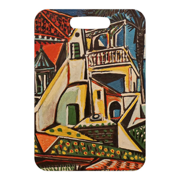 Mediterranean Landscape by Pablo Picasso Metal Luggage Tag - Front Without Strap