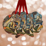 Mediterranean Landscape by Pablo Picasso Metal Ornaments - Double Sided