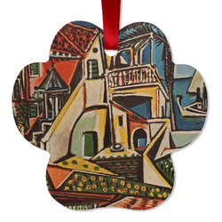 Mediterranean Landscape by Pablo Picasso Metal Paw Ornament - Double Sided
