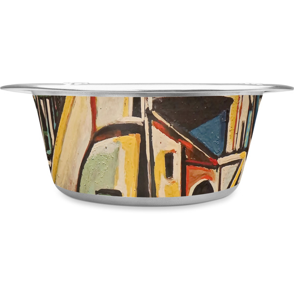 Custom Mediterranean Landscape by Pablo Picasso Stainless Steel Dog Bowl - Medium