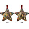 Mediterranean Landscape by Pablo Picasso Metal Star Ornament - Front and Back