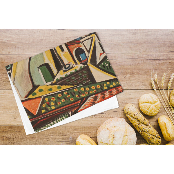 Mediterranean Landscape by Pablo Picasso Microfiber Kitchen Towel - LIFESTYLE