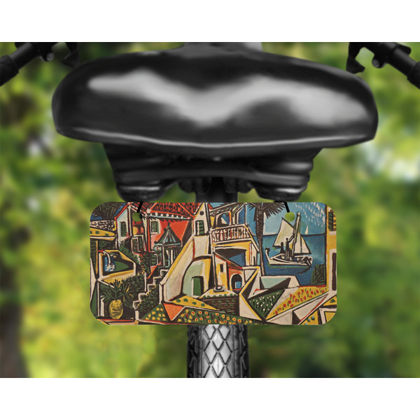 Mediterranean Landscape by Pablo Picasso Mini License Plate on Bicycle - LIFESTYLE Two holes