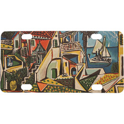 Mediterranean Landscape by Pablo Picasso Mini / Bicycle License Plate (4 Holes)