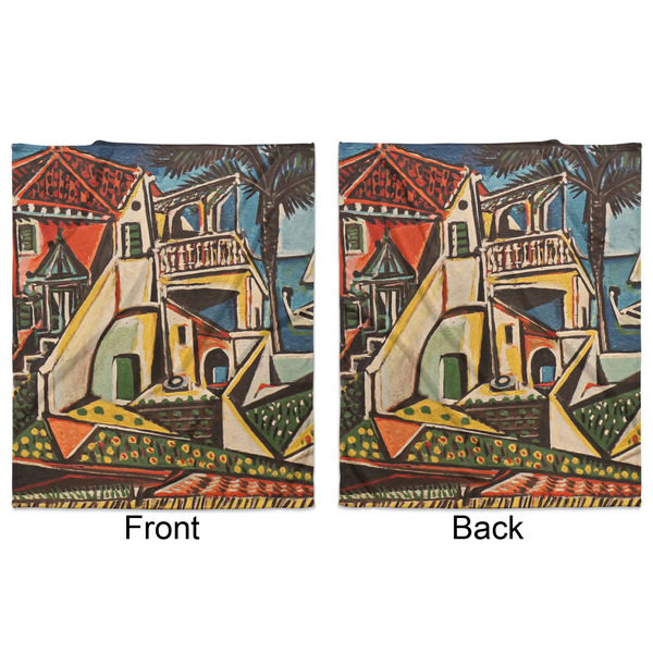 Mediterranean Landscape by Pablo Picasso Minky Blanket - 50"x60" - Double Sided - Front & Back