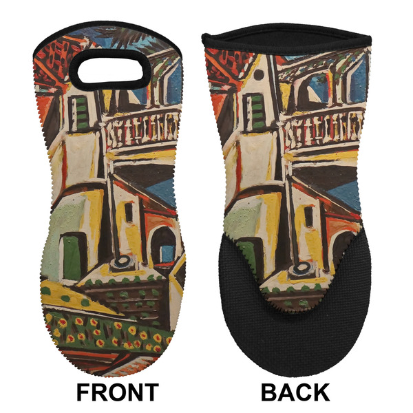 Mediterranean Landscape by Pablo Picasso Neoprene Oven Mitt (Front & Back)