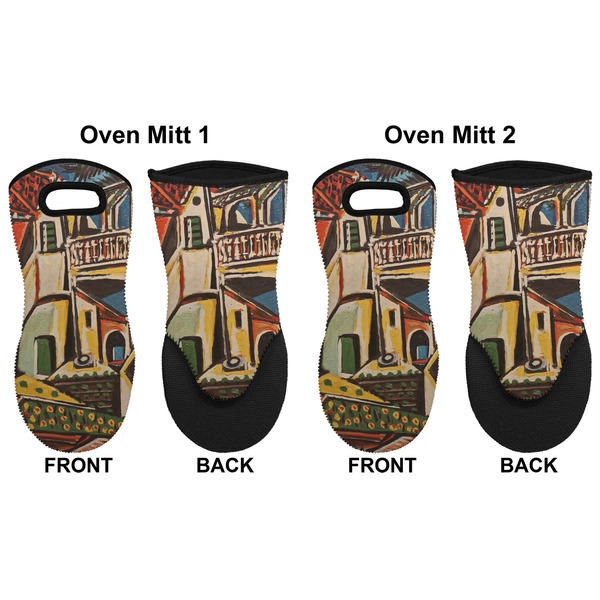 Mediterranean Landscape by Pablo Picasso Neoprene Oven Mitt - Set of 2 - Approval