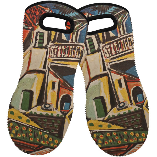 Mediterranean Landscape by Pablo Picasso Neoprene Oven Mitt -Set of 2 - Front