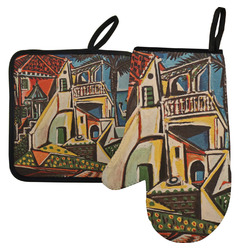Mediterranean Landscape by Pablo Picasso Left Oven Mitt & Pot Holder Set