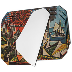Mediterranean Landscape by Pablo Picasso Dining Table Mat - Octagon - Set of 4 (Single-Sided)