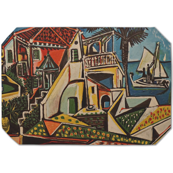 Custom Mediterranean Landscape by Pablo Picasso Dining Table Mat - Octagon (Single-Sided)