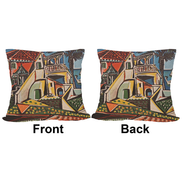 Mediterranean Landscape by Pablo Picasso Outdoor Pillow - 16x16