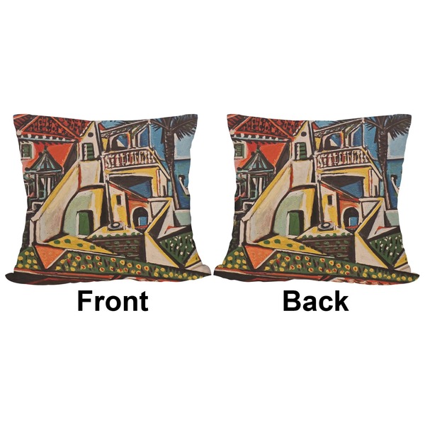 Mediterranean Landscape by Pablo Picasso Outdoor Pillow - 18x18