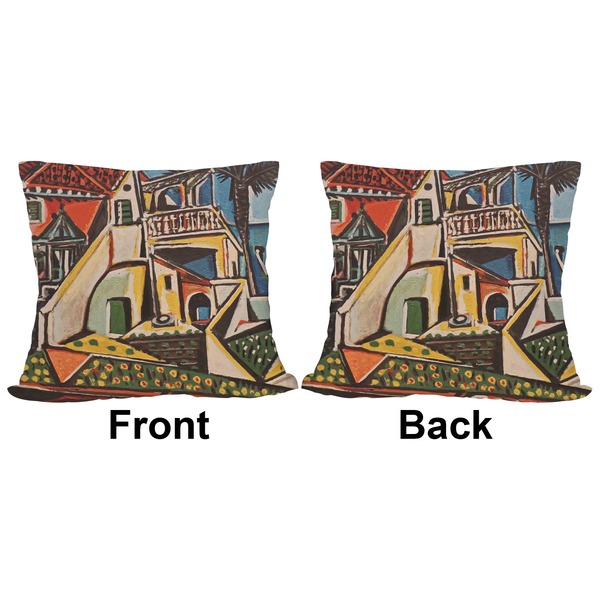 Mediterranean Landscape by Pablo Picasso Outdoor Pillow - 20x20