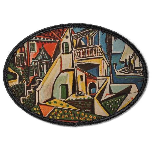 Custom Mediterranean Landscape by Pablo Picasso Iron On Oval Patch