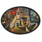 Mediterranean Landscape by Pablo Picasso Iron On Oval Patch