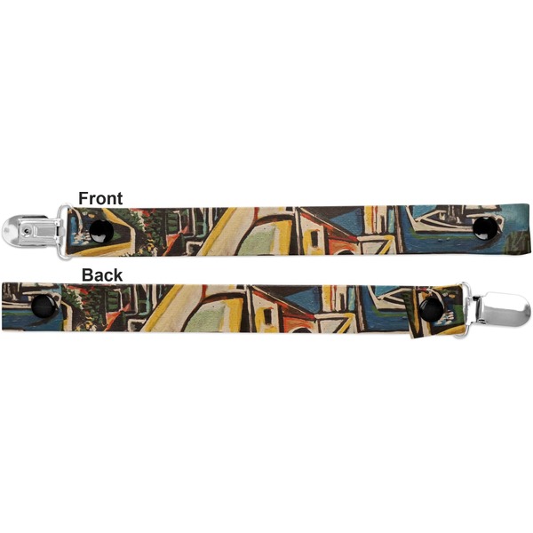 Mediterranean Landscape by Pablo Picasso Pacifier Clip - Front and Back