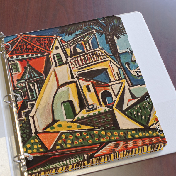 Mediterranean Landscape by Pablo Picasso Page Dividers - Set of 5 - In Context
