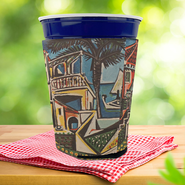 Mediterranean Landscape by Pablo Picasso Party Cup Sleeves - with bottom - Lifestyle