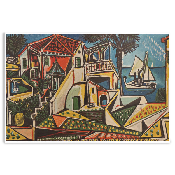 Custom Mediterranean Landscape by Pablo Picasso Disposable Paper Placemats
