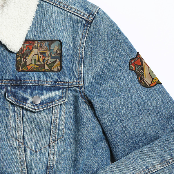 Mediterranean Landscape by Pablo Picasso Patches Lifestyle Jean Jacket Detail