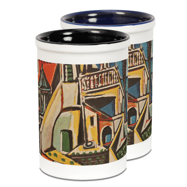 Custom Mediterranean Landscape by Pablo Picasso Ceramic Pencil Holder - Large