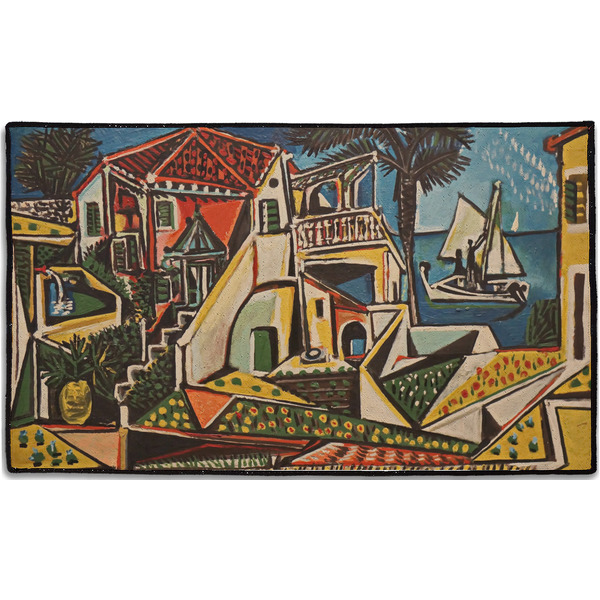Custom Mediterranean Landscape by Pablo Picasso Door Mat - 60"x36"