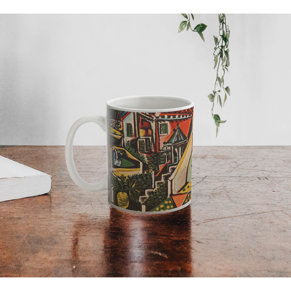 Mediterranean Landscape by Pablo Picasso Personalized Coffee Mug - Lifestyle