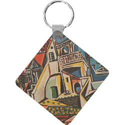 Mediterranean Landscape by Pablo Picasso Diamond Plastic Keychain