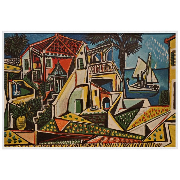 Custom Mediterranean Landscape by Pablo Picasso Laminated Placemat