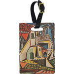 Mediterranean Landscape by Pablo Picasso Plastic Luggage Tag - Rectangular