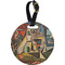 Mediterranean Landscape by Pablo Picasso Personalized Round Luggage Tag
