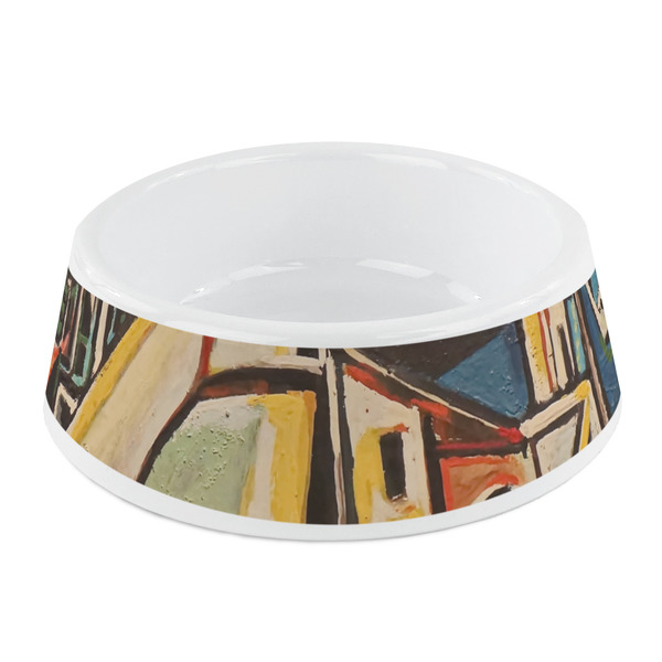 Custom Mediterranean Landscape by Pablo Picasso Plastic Dog Bowl - Small