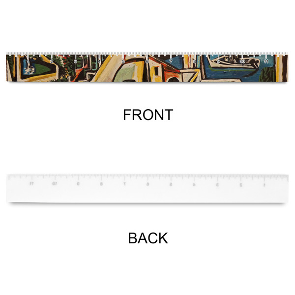 Mediterranean Landscape by Pablo Picasso Plastic Ruler - 12" - APPROVAL