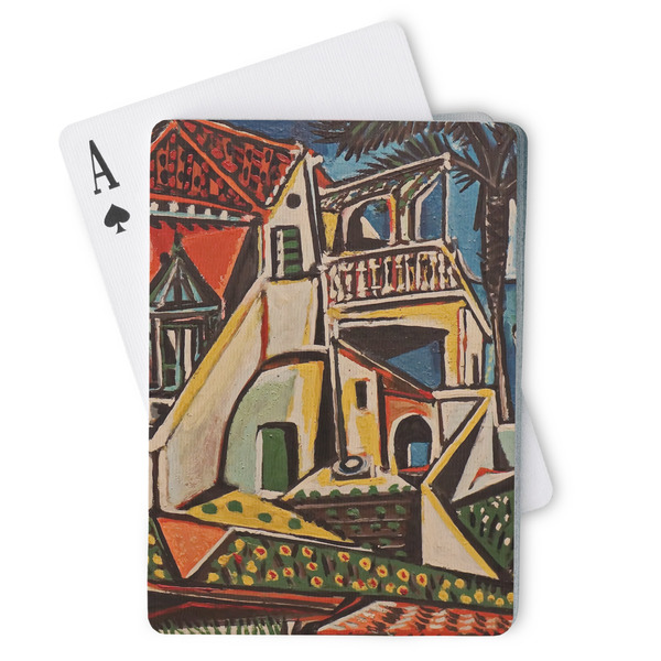 Custom Mediterranean Landscape by Pablo Picasso Playing Cards