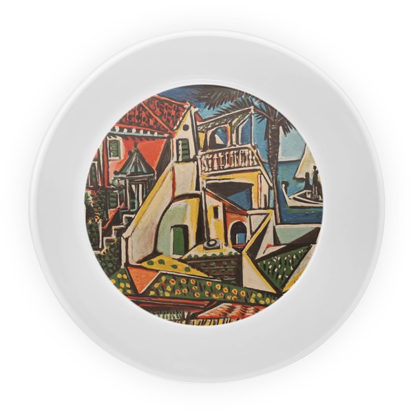 Mediterranean Landscape by Pablo Picasso Melamine Bowl - Center