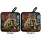Mediterranean Landscape by Pablo Picasso Pot Holders - Set of 2 APPROVAL
