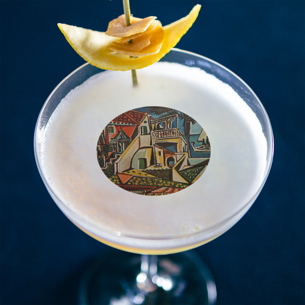 Mediterranean Landscape by Pablo Picasso Printed Drink Topper - Small - In Context