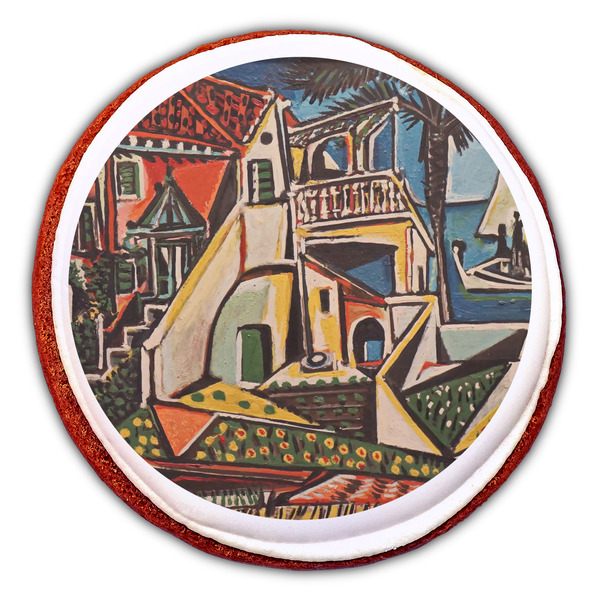 Mediterranean Landscape by Pablo Picasso Printed Icing Circle - Large - On Cookie