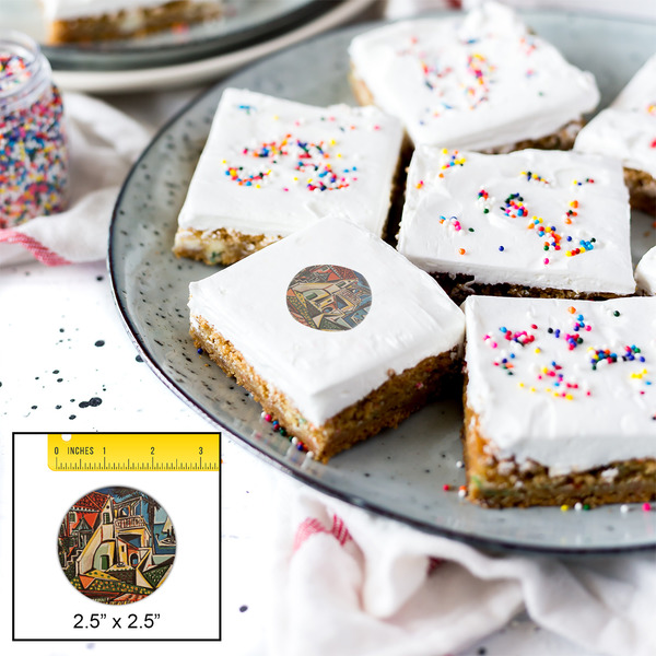 Mediterranean Landscape by Pablo Picasso Printed Icing Circle - Medium - In Context