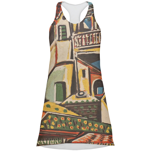 Custom Mediterranean Landscape by Pablo Picasso Racerback Dress