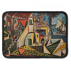 Mediterranean Landscape by Pablo Picasso Iron On Rectangle Patch