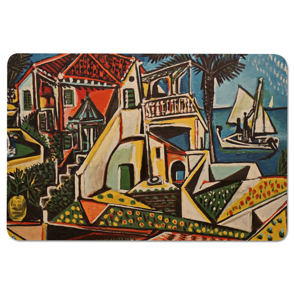 Mediterranean Landscape by Pablo Picasso Rectangular Fridge Magnet - FRONT
