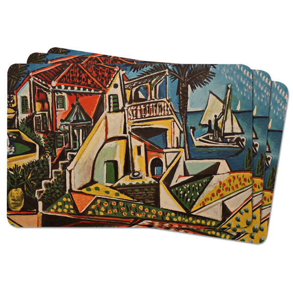 Mediterranean Landscape by Pablo Picasso Rectangular Fridge Magnet - THREE