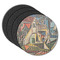 Mediterranean Landscape by Pablo Picasso Round Rubber Backed Coasters - Set of 4