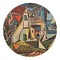 Mediterranean Landscape by Pablo Picasso Round Decal